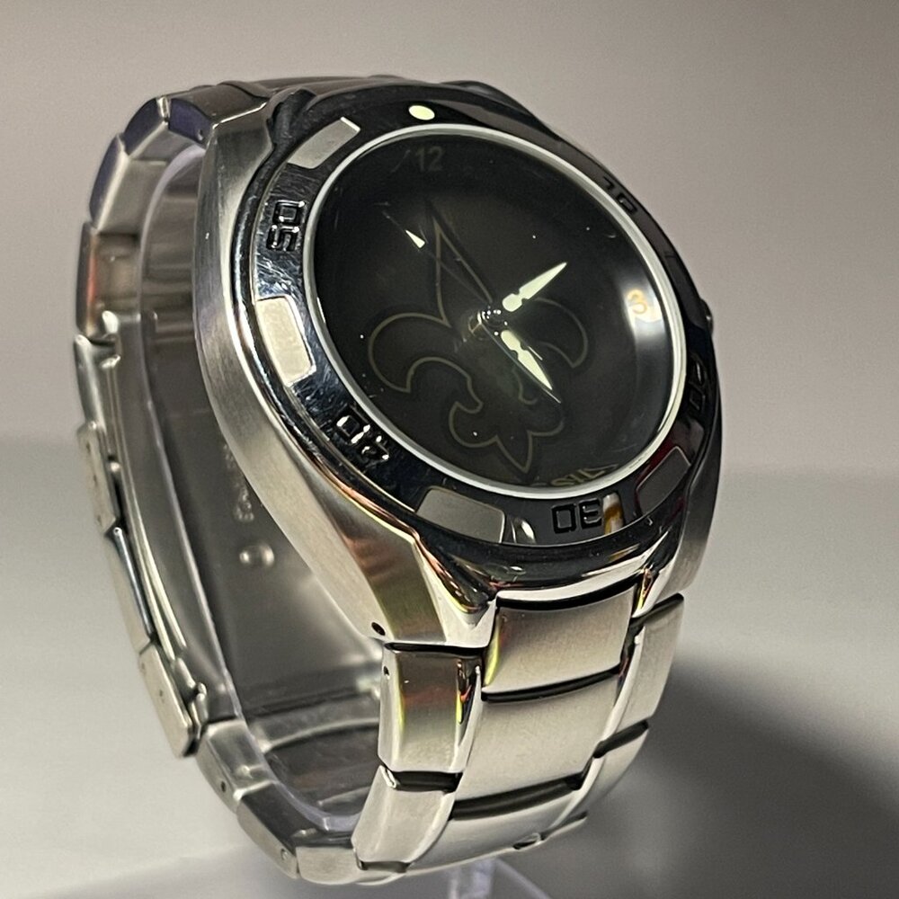 New Orleans Saints NFL Stainless-Steel Kaleido Watch by Fossil NEW (RARE) - Picture 7 of 9